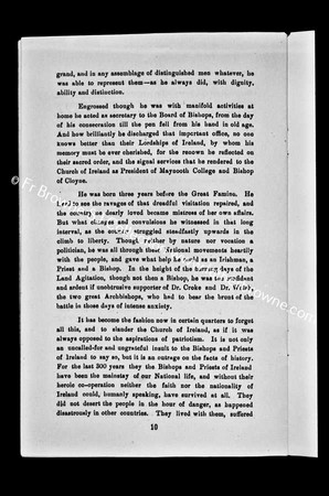 PANEGYRIC FOR BISHOP BROWNE  PAGE 11